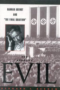 portada the banality of evil: hannah arendt and 'the final solution' (en Inglés)