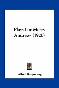 portada plays for merry andrews (1920) (en Inglés)