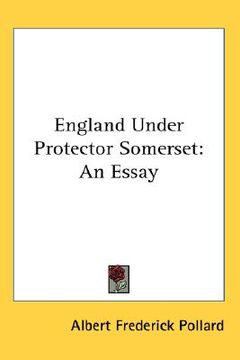 portada england under protector somerset: an essay (en Inglés)