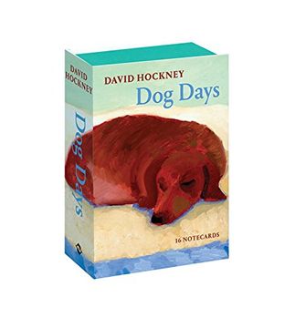 portada David Hockney Dog Days: Notecards