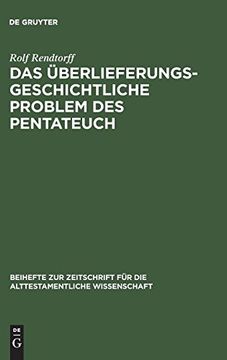 portada Das Überlieferungsgeschichtliche Problem des Pentateuch (in German)