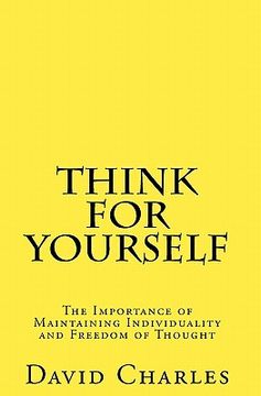 portada think for yourself (in English)