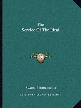 portada the service of the ideal (en Inglés)