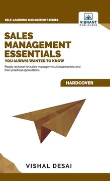 portada Sales Management Essentials you Always Wanted to Know (Self-Learning Management Series) (en Inglés)
