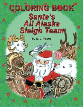 portada Coloring Book, Santa's All Alaska Sleigh Team
