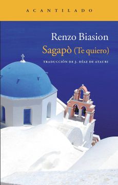 portada Sagapò (te Quiero) (Narrativa del Acantilado) (in Spanish)