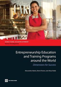 portada Entrepreneurship Education and Training Programs Around the World: Dimensions for Success (en Inglés)