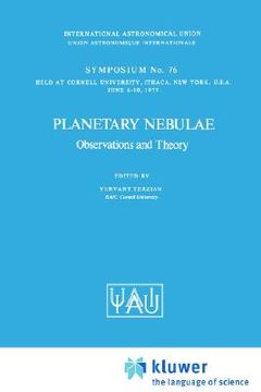 portada planetary nebulae: observations and theory (en Inglés)