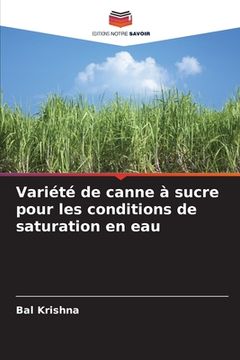 portada Variété de canne à sucre pour les conditions de saturation en eau (en Francés)