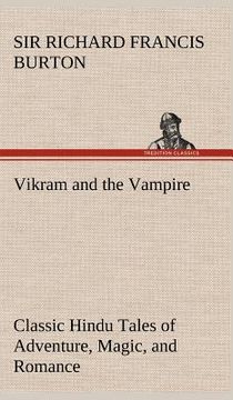 portada vikram and the vampire; classic hindu tales of adventure, magic, and romance
