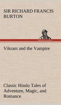 portada vikram and the vampire; classic hindu tales of adventure, magic, and romance (in English)