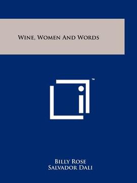 portada wine, women and words (en Inglés)