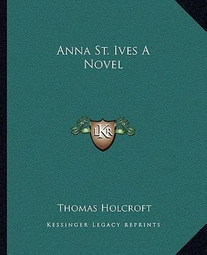 portada anna st. ives a novel (en Inglés)
