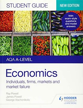 portada Aqa A-Level Economics Student Guide 1: Individuals, Firms, Markets and Market Failure (Student Guides) 