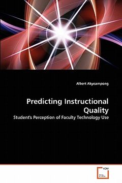 portada predicting instructional quality (en Inglés)