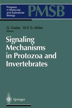 portada signaling mechanisms in protozoa and invertebrates (en Inglés)