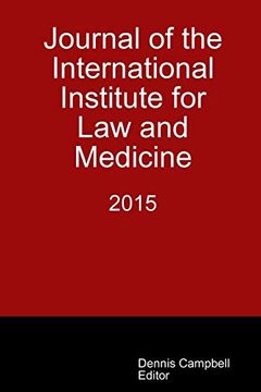 portada Journal of the International Institute for law and Medicine 2015 (en Inglés)