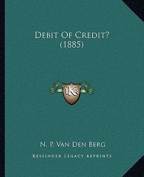 portada debit of credit? (1885) (en Inglés)
