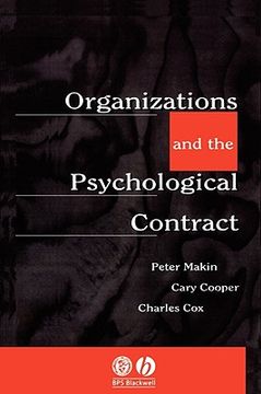 portada organisations and the psychological contract: managing people at work (en Inglés)