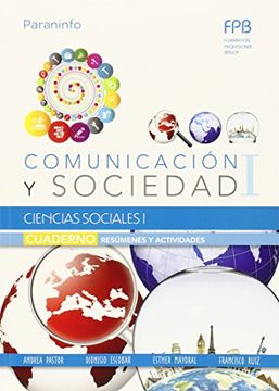portada Comunicación Y Sociedad I. Ciencias Sociales I. Cuaderno De Trabajo. FPB