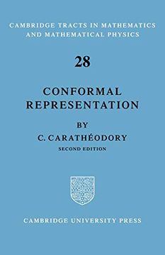portada Conformal Representation (Cambridge Tracts in Mathematics and Mathematical Physics) (en Inglés)