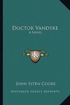 portada doctor vandyke: a novel a novel (en Inglés)