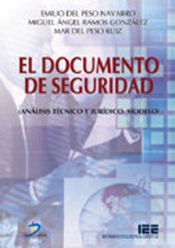 portada El Documento de Seguridad: Análisis Técnico y Jurídico (in Spanish)