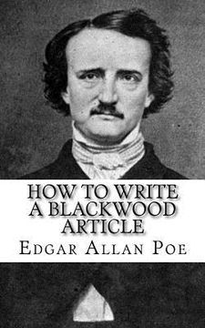 portada How to write a Blackwood Article (en Inglés)