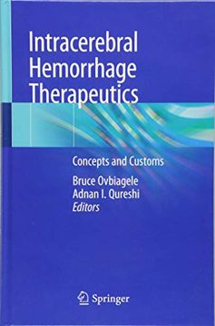 portada Intracerebral Hemorrhage Therapeutics: Concepts and Customs 