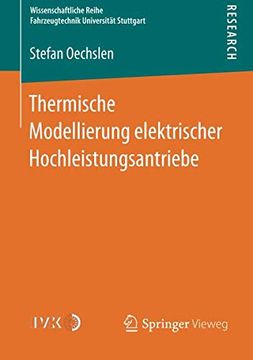 portada Thermische Modellierung Elektrischer Hochleistungsantriebe (in German)