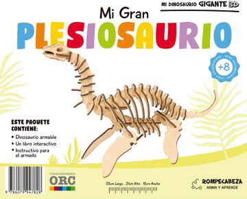 portada Mi Dinosaurio Gigante 3d. Mi Gran Plesiosaurio / pd.
