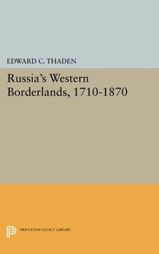 portada Russia's Western Borderlands, 1710-1870 (Princeton Legacy Library) (en Inglés)
