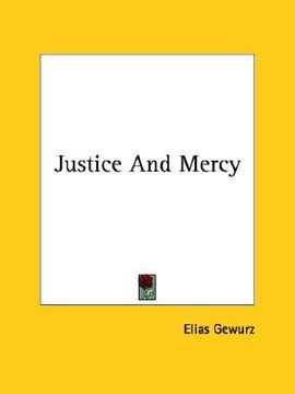 portada justice and mercy (en Inglés)