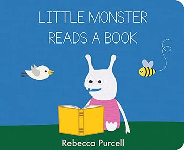 portada Little Monster Reads a Book (en Inglés)