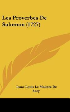 portada Les Proverbes De Salomon (1727) (in French)