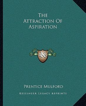 portada the attraction of aspiration (en Inglés)
