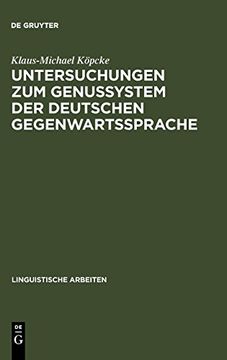 portada Untersuchungen zum Genussystem der Deutschen Gegenwartssprache (Linguistische Arbeiten) (en Alemán)