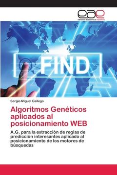 portada Algoritmos Genéticos Aplicados al Posicionamiento web (in Spanish)