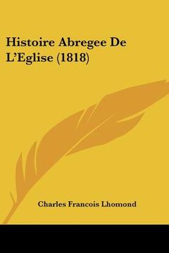 portada Histoire Abregee De L'Eglise (1818) (in French)