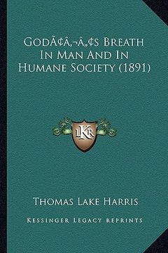 portada godacentsa -a centss breath in man and in humane society (1891) (en Inglés)