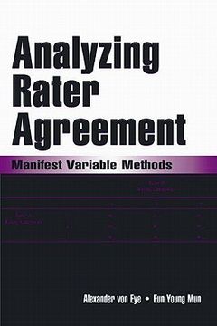 portada analyzing rater agreement: manifest variable methods [with cdrom] (en Inglés)