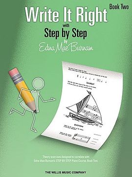 portada write it right with step by step, book two (en Inglés)