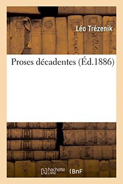 portada Proses Decadentes (Litterature) (French Edition)