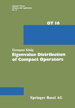 portada Eigenvalue Distribution of Compact Operators (in English)