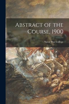 portada Abstract of the Course, 1900 (en Inglés)