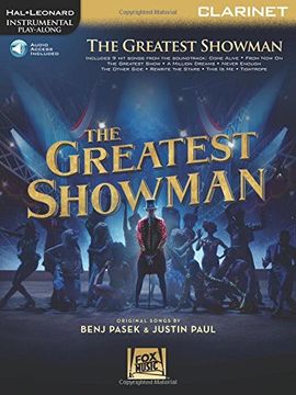 portada The Greatest Showman: Instrumental Play-Along Series for Clarinet (Hal-Leonard Instrumental Play-Along) (en Inglés)