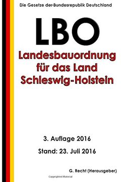 portada Landesbauordnung für das Land Schleswig-Holstein (LBO), 3. Auflage 2016