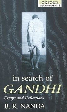 portada in search of gandhi: essays and reflections