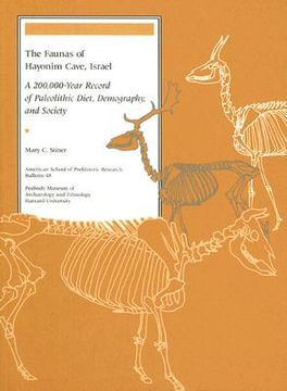 portada the faunas of hayonim cave, israel