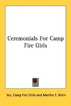 portada ceremonials for camp fire girls (in English)